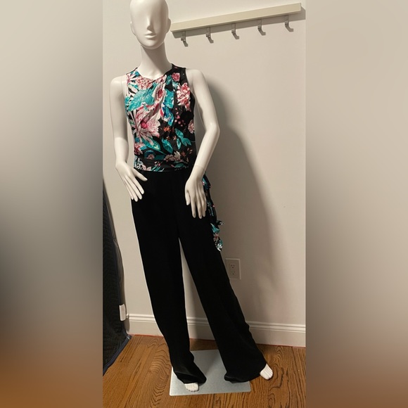 Diane Von Furstenberg Pants - Diane Von Furstenberg sleeveless, wide-leg pants jumpsuit (NWT) Size 4 (S)
